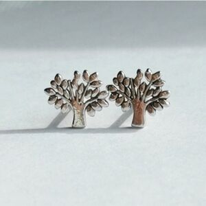 NEW Tree of Life small stud earrings Sterling Silver